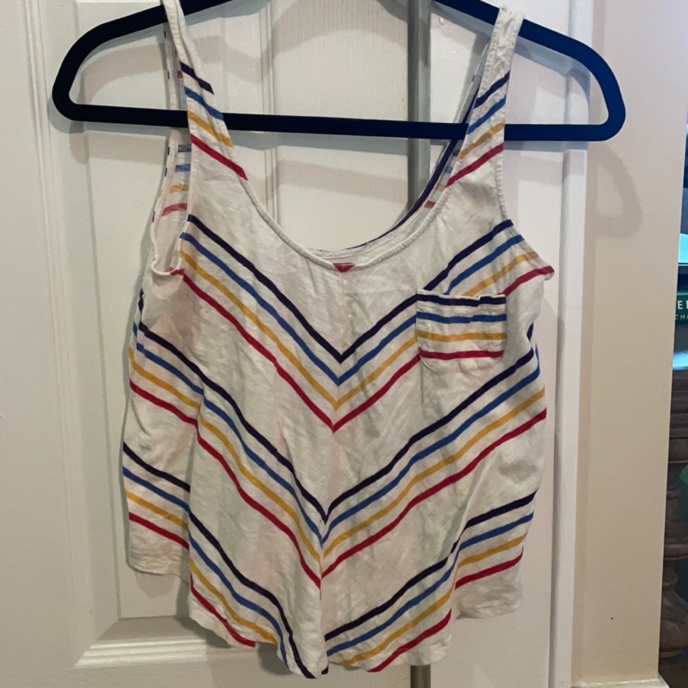 Striped tank top flowy